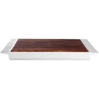 Asa Selection Brotschneidebrett Steinzeug 2-tlg. 42 x 30 cm Weiß/Braun