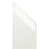 Plus Zaun Nostalgie 90 x 180/95 cm RAL 9010 Weiß