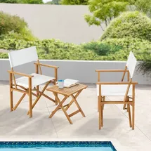 casa.pro Bistroset Capistrello 3-tlg. Weiß