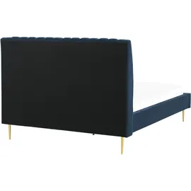 Beliani Marville 140 x 200 cm Dunkelblau