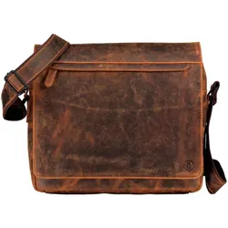Hausfelder Manufaktur Kuriertasche Huntsville Habib mit Laptopfach Natur 