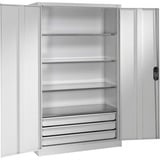 Californian Products CP Stahlschrank 8931-503 S10421 lichtgrau 120,0 x 50,0 x 195,0 cm, aufgebaut