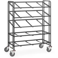 ESD-Eurokastenwagen 9383 - Rahmen offen, Tragkraft 300kg - schiefergrau