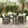 vidaXL Gartenmöbel-Set 5-tlg. Braun