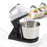 Handmixer handrührgerät 7 Speed Modell Esse Rührg&Bowl Schläg Edelstahl Standmixer 100W Rührgerät 1,7 L Rotierender Rührbehälter