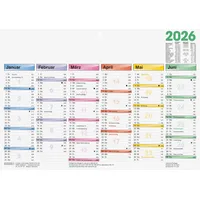 Brunnen Tafelkalender DATAline 2026 | A4 quer