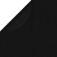 VidaXL Poolabdeckung Schwarz 549 cm PE