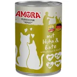 Amora Fleisch Pur Huhn & Ente 12 x 400 g