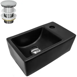 luxebath Waschtisch Aufsatzwaschbecken 35,5 x 20,5 x 12,5 cm