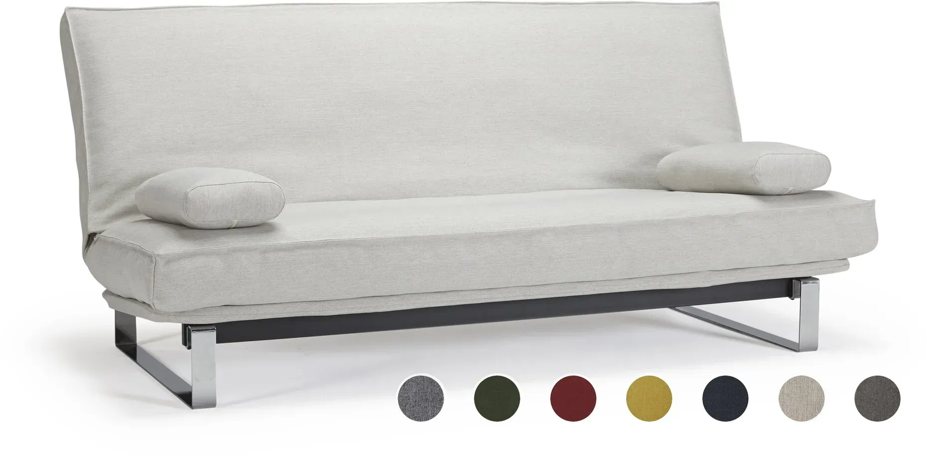 Innovation Minimum Multifunktionales Klappsofa 140x200 cm / 561 Rot / Spring / mit Bezug