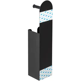 Wenko Toilettenpapierhalter Agira, Schwarz