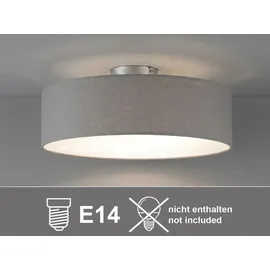 meineWunschleuchte Calma 1 E14 rund braun-grau