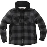 West Coast Choppers Hell Bent Flannel Jacke Schwarz/Blau XL