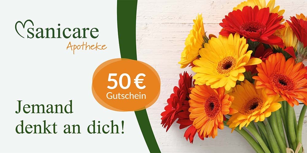 Sanicare Geschenkgutschein 50 Euro