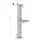 vidaXL Garten-Wassersäule Edelstahl Quadratisch 95 cm 45455