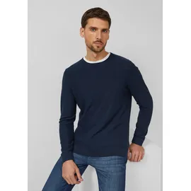 s.Oliver Strickpullover mit Flammgarnstruktur und Rollkante
