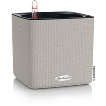 LECHUZA Cube Color 16 Komplettset 17 x 17 x 16 cm sandbraun