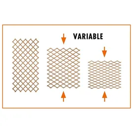 Versele-Laga Rankgitter 100 x 300 cm Braun