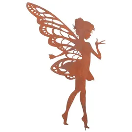 UNUS Gartenstecker Rost Elfe in Braun | Gr.: L