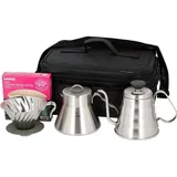 Hario Outdoor Coffee Basic Set Silber/Grau