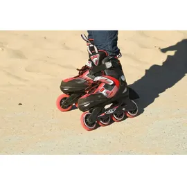 fila skate J-one Junior Schwarz/Rot 32-36