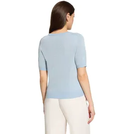 Betty & Co Feinstrickpullover mit Lurexfaden Blau 36