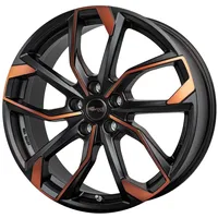 RC Design RC34 8,0 x 18 5 x 112 ET40 MB57,1 Schwarz/Orange Matt