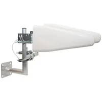 PremiumX 2x LTE-Antenne Outdoor 3G 4G 800-1800-2600 MHz LTE MiMo DUO-Richtantenne 10m Kabel - Hotspot Mobilfunk Vodafone Telekom Modem Router WLAN