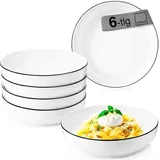 sänger Pastaschalen Marlo Schwarz/Weiß 6-tlg.