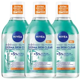 NIVEA Derma Skin Clear Mizellenwasser 3 x 400 ml