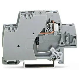 WAGO 280-502/281-591 Einzelklemme 10mm Zugfeder Belegung: L Grau