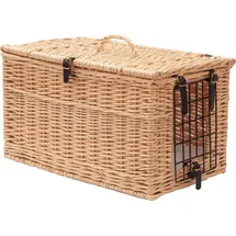 Aumüller Katzentransportkorb aus gesottener Weide - rechteckig