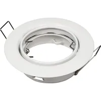 McShine Einbaurahmen McShine ''ER-87'' weiß, Ø87mm, schwenkbar