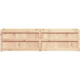 vidaXL Pflanzkübel 180x50x50 cm Massivholz Kiefer