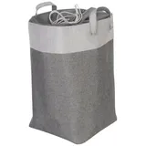 Möve Wäschekorb MÖVE, grau, B:30cm H:50cm T:30cm, Stoff, Wäschesammler, Wäschekorb, in mehreren Größen