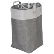 Möve Wäschekorb MÖVE, grau, B:30cm H:50cm T:30cm, Stoff, Wäschesammler, Wäschekorb, in mehreren Größen