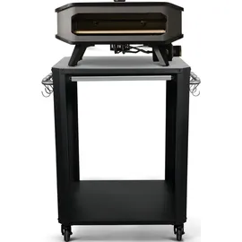 cozze Ausziehtisch 77 x 66,5 x 83 cm Schwarz