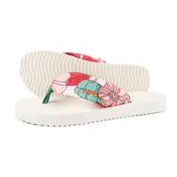FLIP*FLOP Damen flip*flop flip*tube flower Creme Mehrfarbig 42