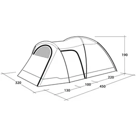 Outwell Cloud 5 Plus Grün/Grau