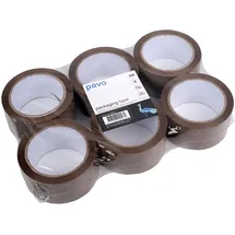 Pavo Klebeband Premium 66 m x 50 mm 6 Rollen