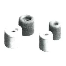 Prestien & Knüppel Türpuffer mit Schraublöcher 24,Ø 30mm schwarz