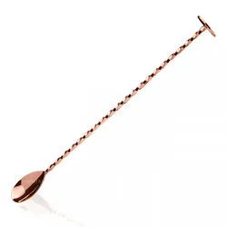 Barlöffel Muddler / 28 cm - Kupfer - Kupfer