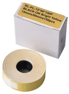 GG Etikettenrolle 150 Einzeletiketten 15 x 50mm Gelb