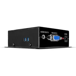 Lindy Cat.6 2 Port VGA Receiver - Erweiterung für Video/Audio