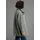 POLARINO Fleecejacke Grau/Grün 48/50