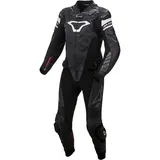 Macna Tracktix Damen 2-Teiler Motorrad Lederkombi schwarz-weiss, Größe 38