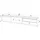 SKRAUT HOME Lowboard 310x50x37 cm Schwarz Eiche Holzwerkstoff