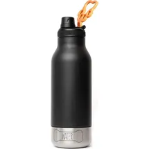 ASOBU SDB2 Edelstahlflasche mit 2 Näpfen schwarz