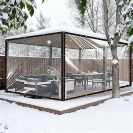 luxuskollektion Transparente Plane 2 x 4 m Beige