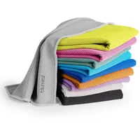Blumtal Sporthandtuch 30 x 100 cm grau